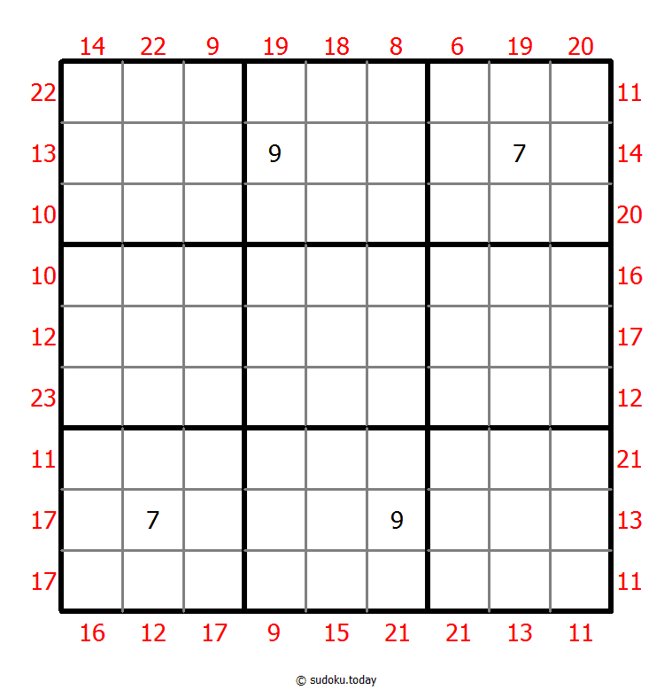 边框和数独 #22020