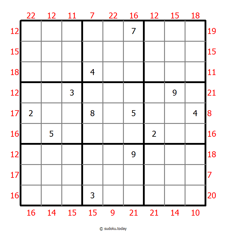 边框和数独 #22054