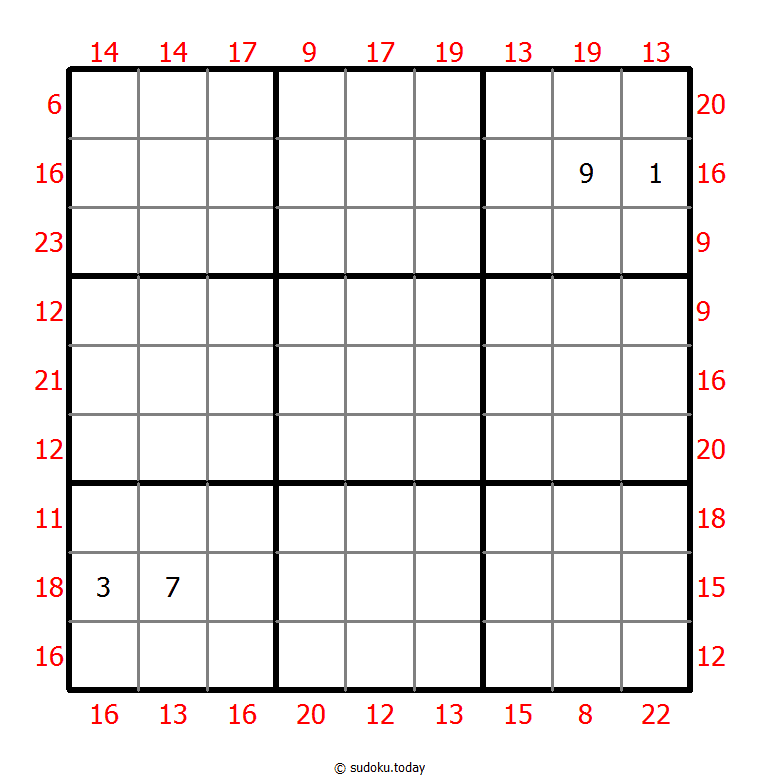 边框和数独 #22059