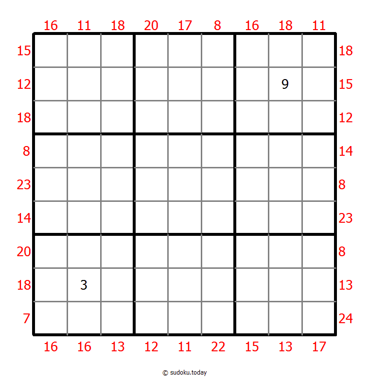 边框和数独 #22069