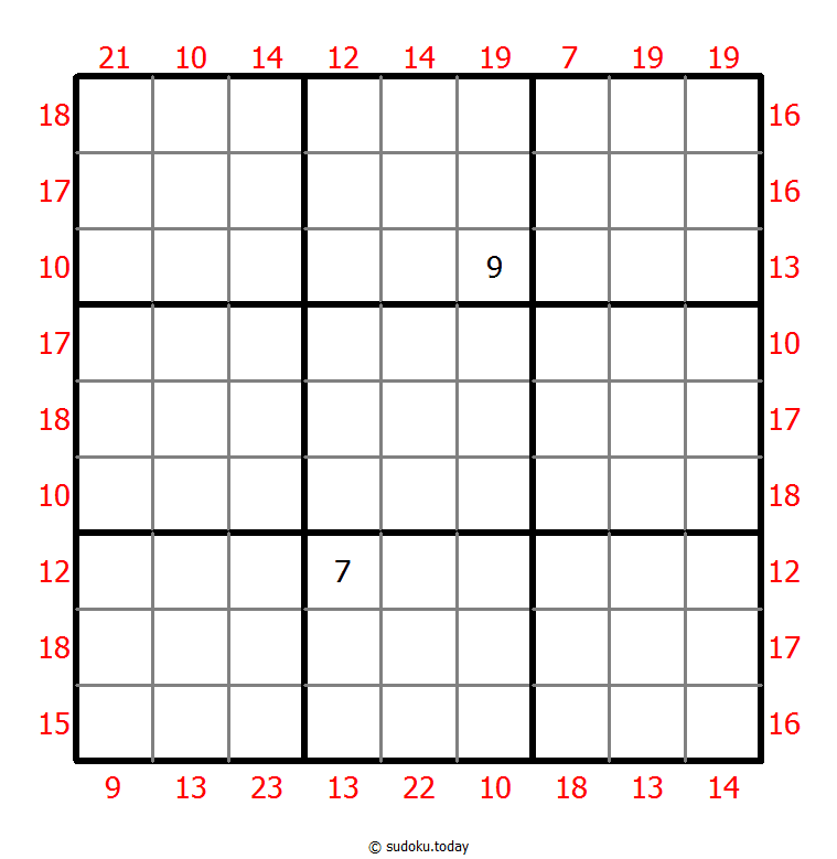 边框和数独 #22144