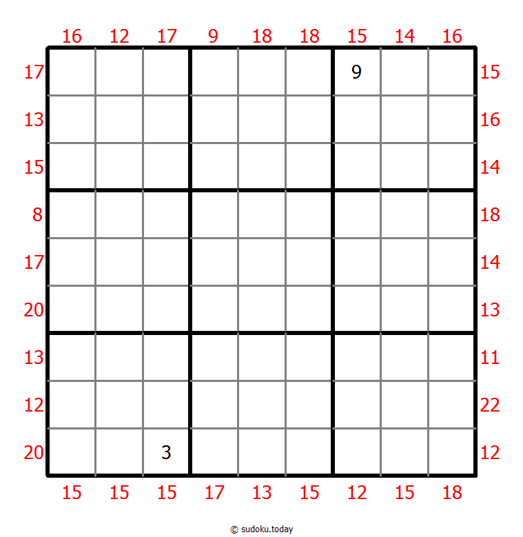 边框和数独 #22194