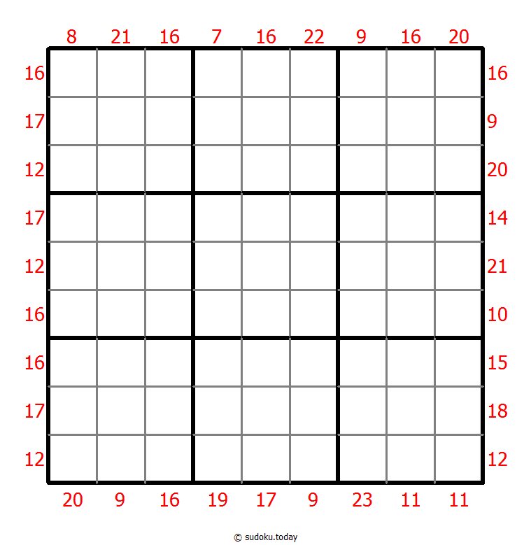 边框和数独 #22596