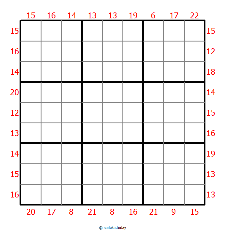 Sum Frame Sudoku 2025年12月18日