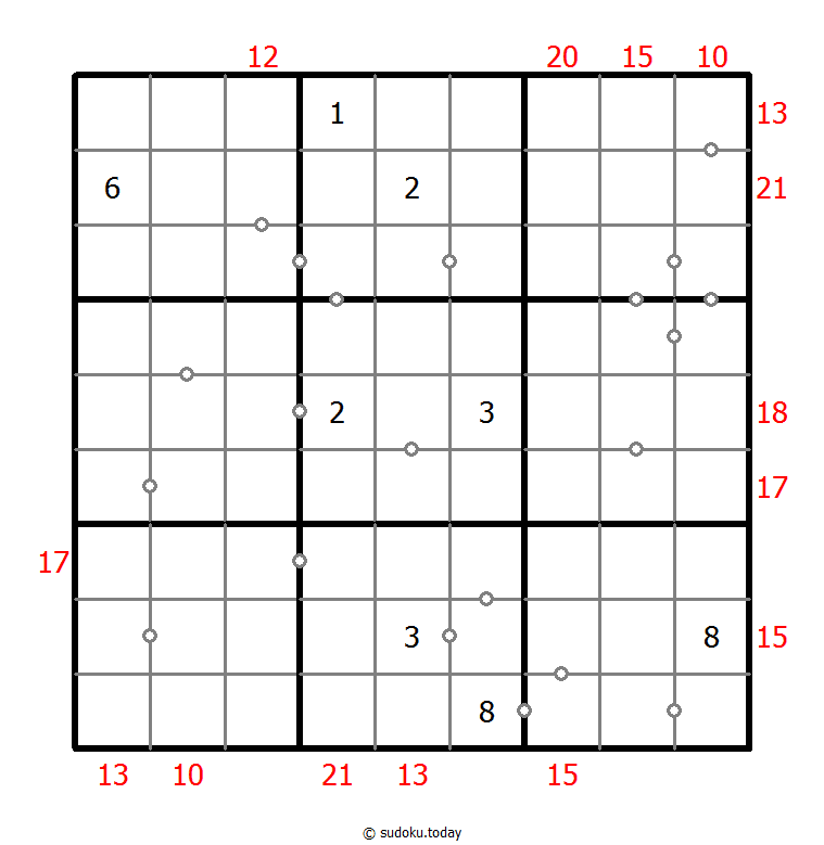 Hybrid Sudoku ( Consecutive Pairs + Sum Frame ) 2025年11月30日
