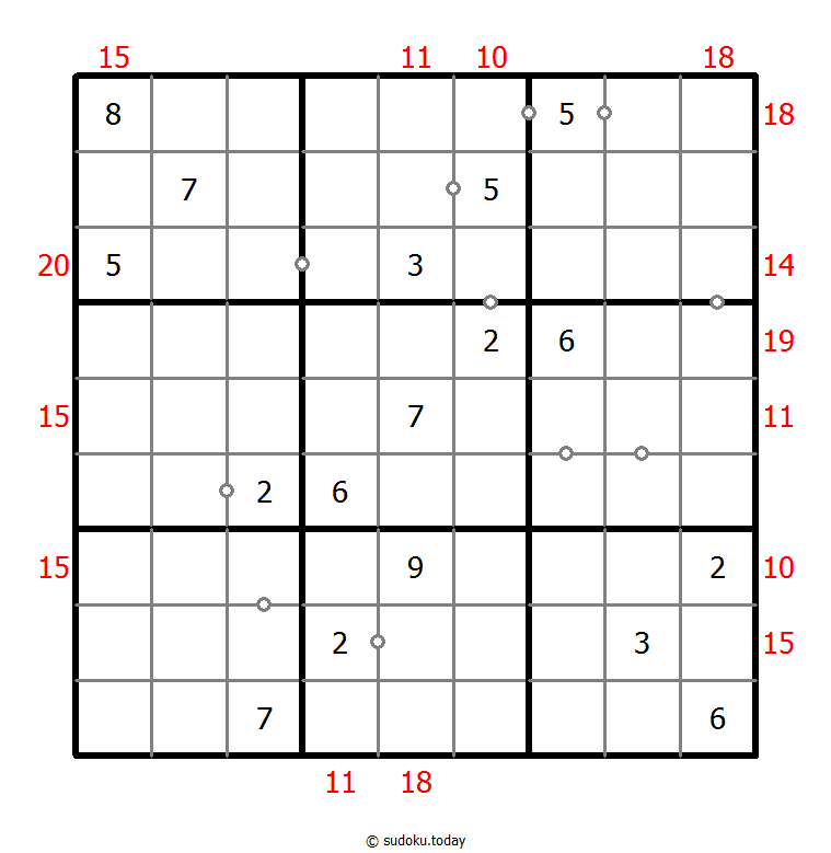 混合数独（非全标连续+边框和） #22741