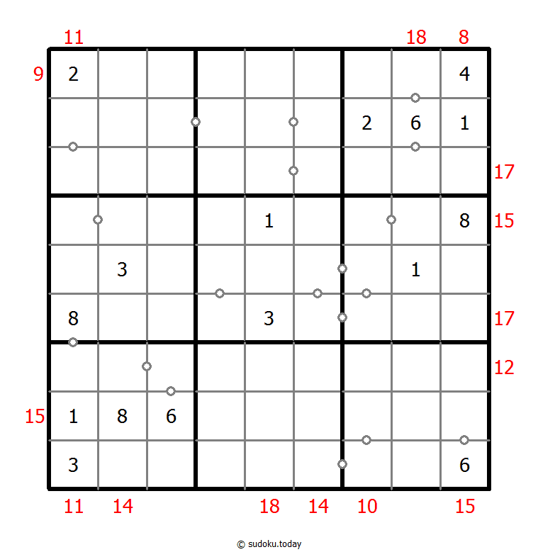 混合数独（非全标连续+边框和） #22775