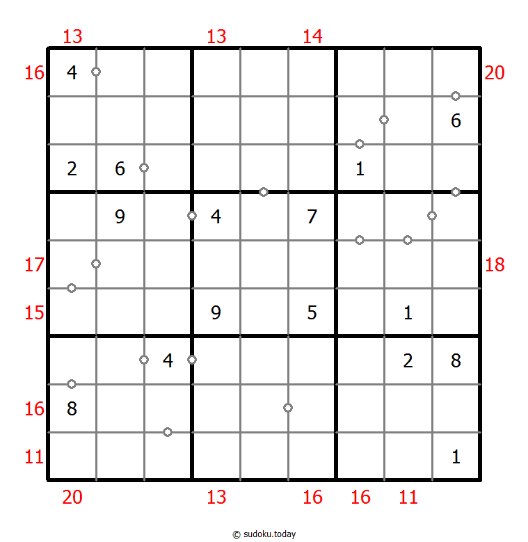 混合数独（连续+边框和）