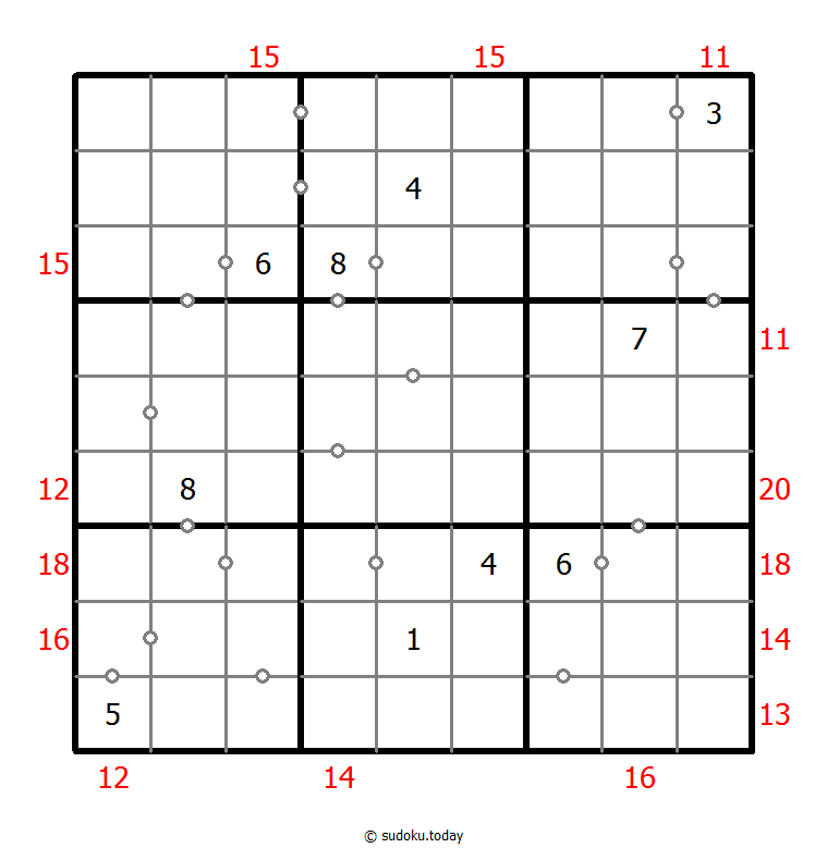 混合数独（非全标连续+边框和） #22798