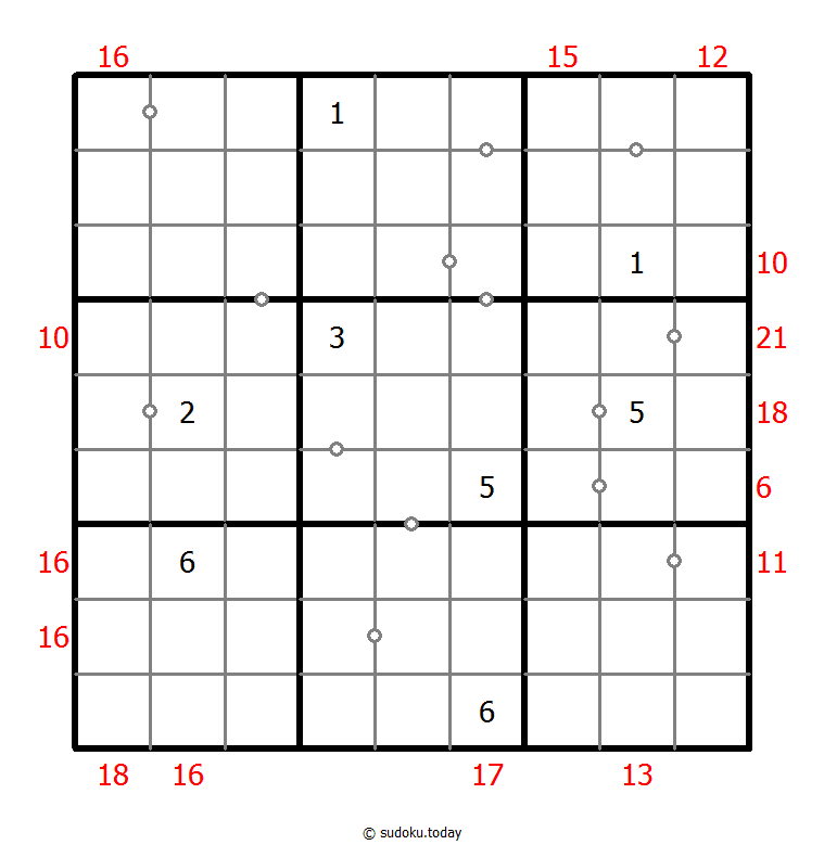 混合数独（非全标连续+边框和） #22872