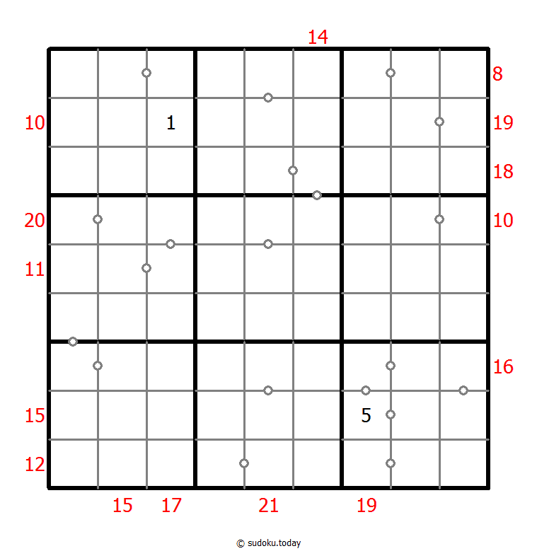 混合数独（非全标连续+边框和） #23860
