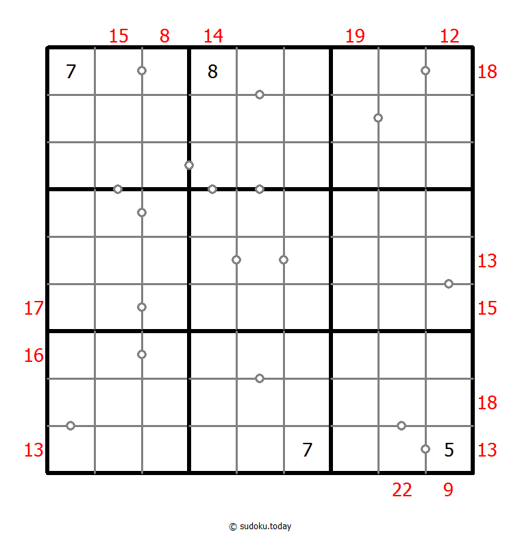 混合数独(连续+边框和)