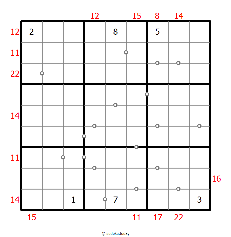 混合数独（非全标连续+边框和） #23930
