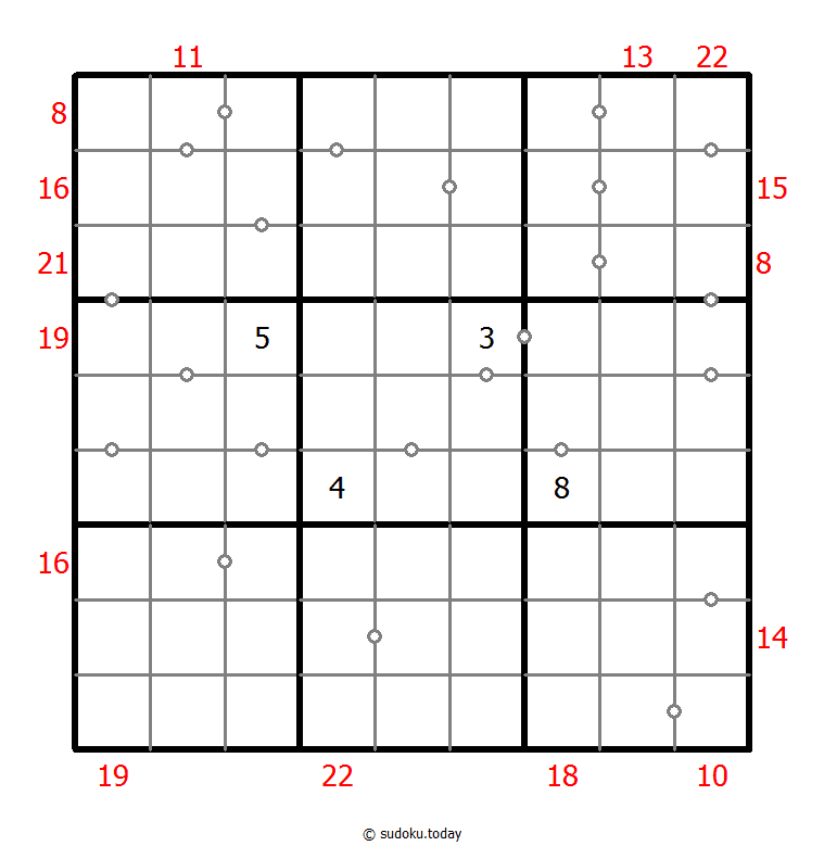 混合数独（非全标连续+边框和） #23971