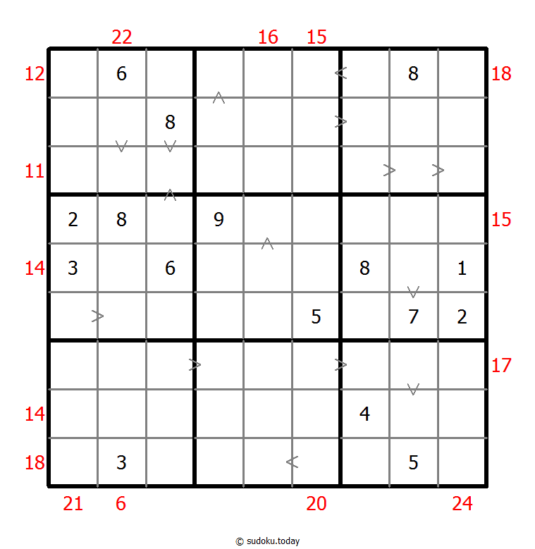 混合数独（数比+边框和） #22357