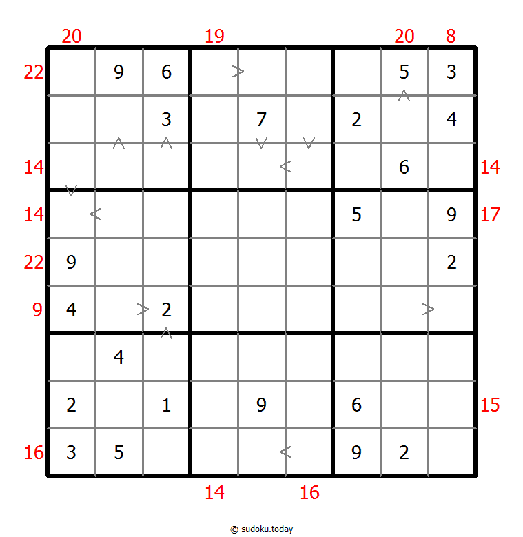 混合数独（数比+边框和）