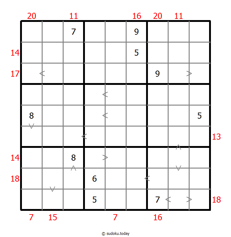 混合数独（数比+边框和）