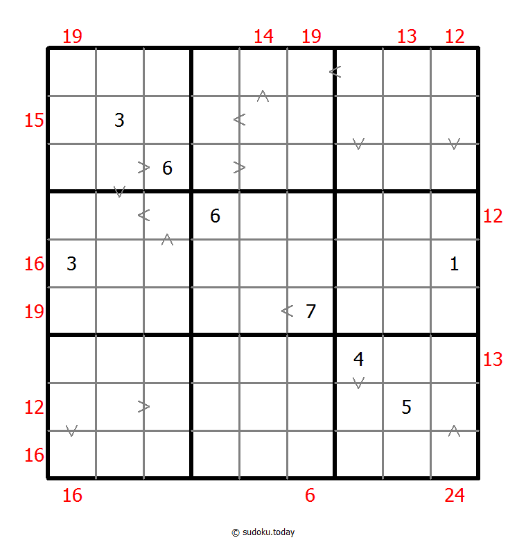 混合数独（数比+边框和） #22737