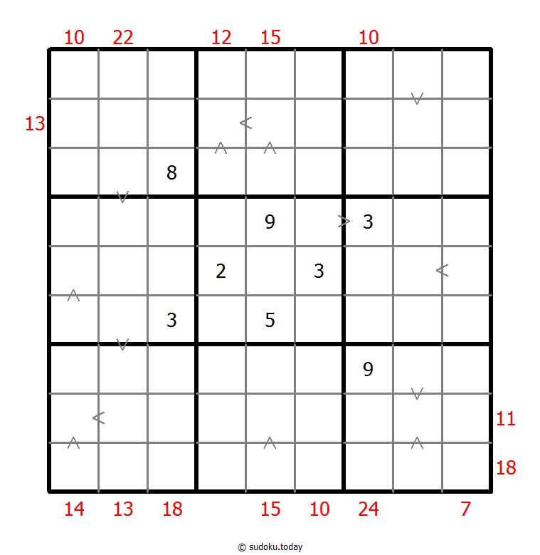 混合数独（数比+边框和） #23669