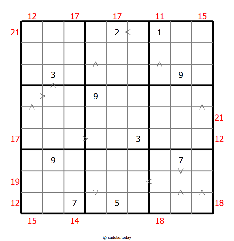 混合数独（数比+边框和）