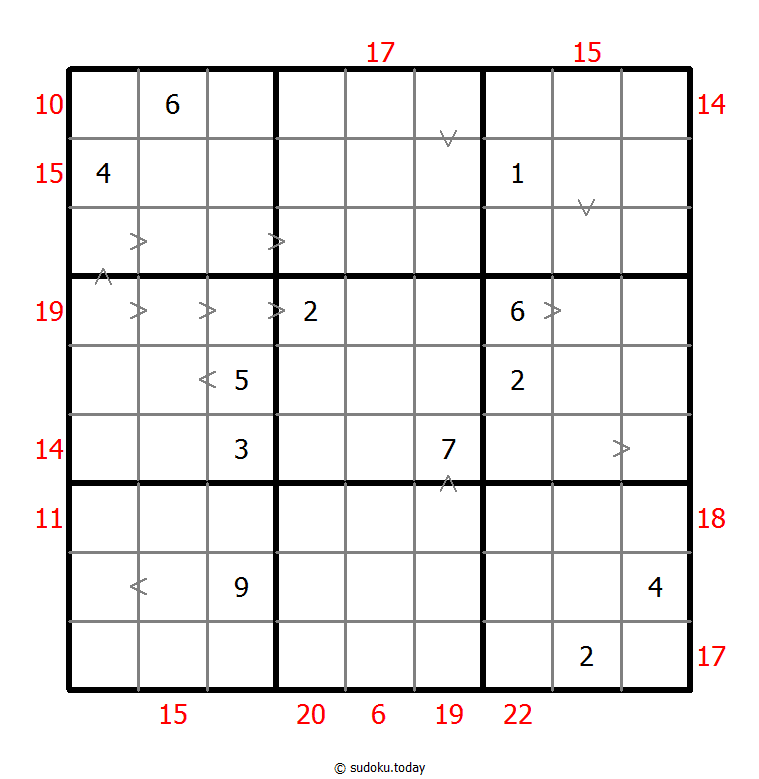 混合数独（数比+边框和） #24006