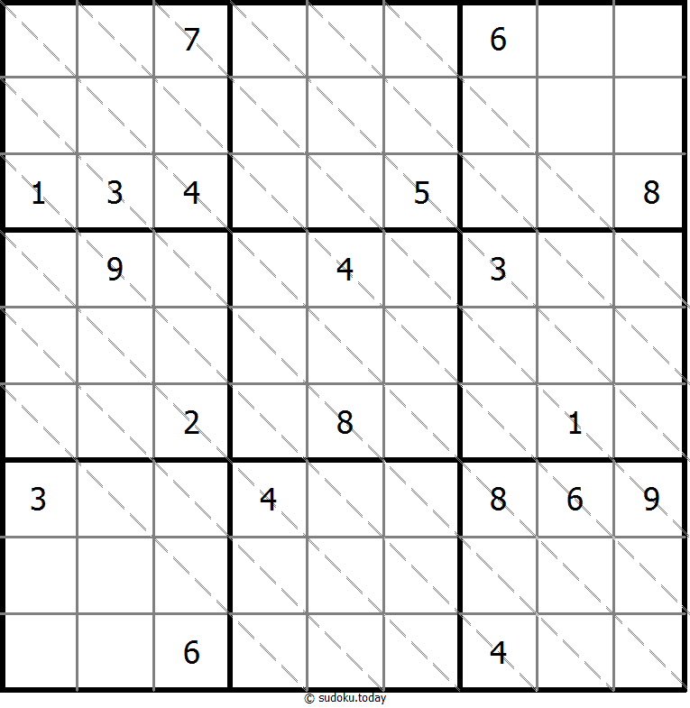 多对角线数独 #13432