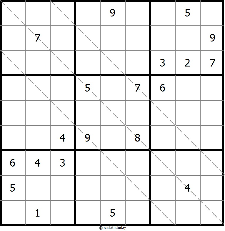 多对角线数独 #11348