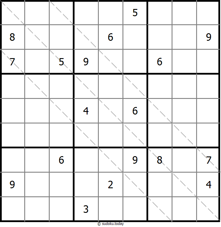 多对角线数独 #11387
