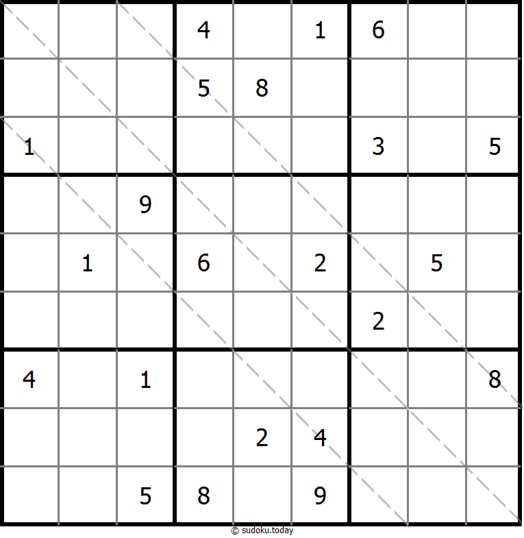 多对角线数独 #11474