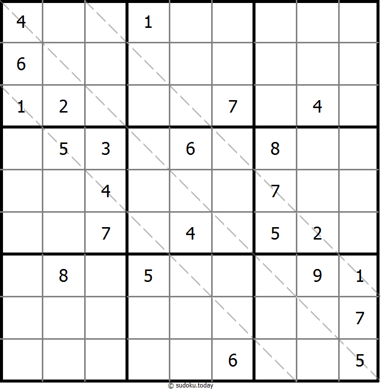多对角线数独 #11569
