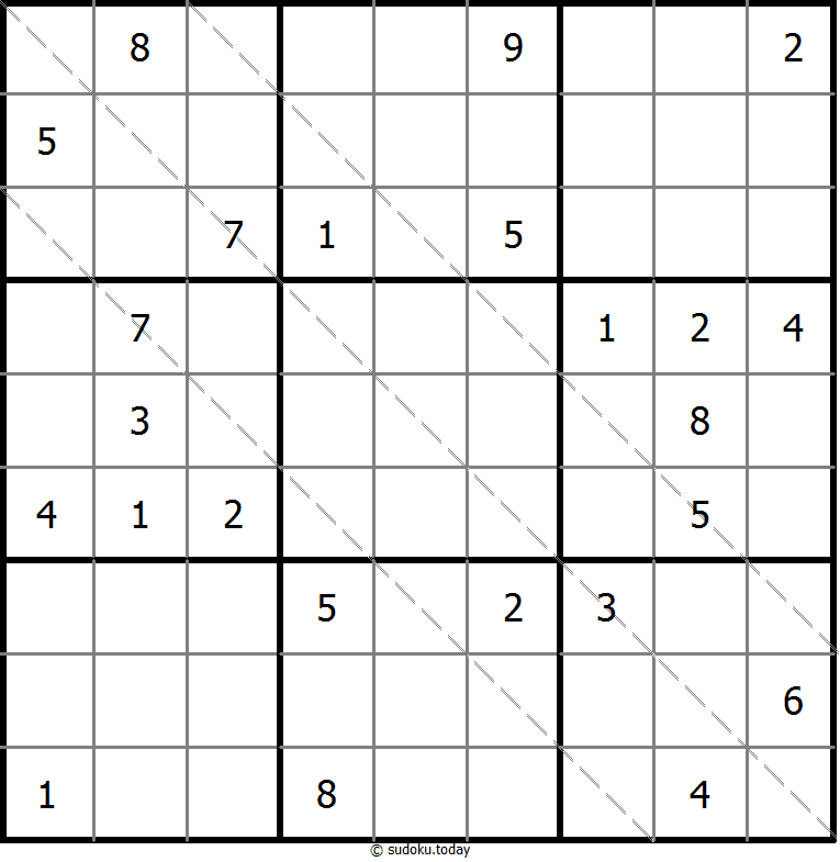多对角线数独 #11592