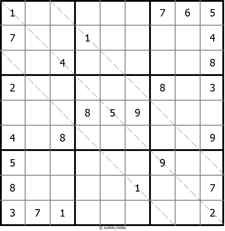 多对角线数独 #11637