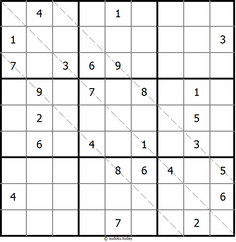 多对角线数独 #11638
