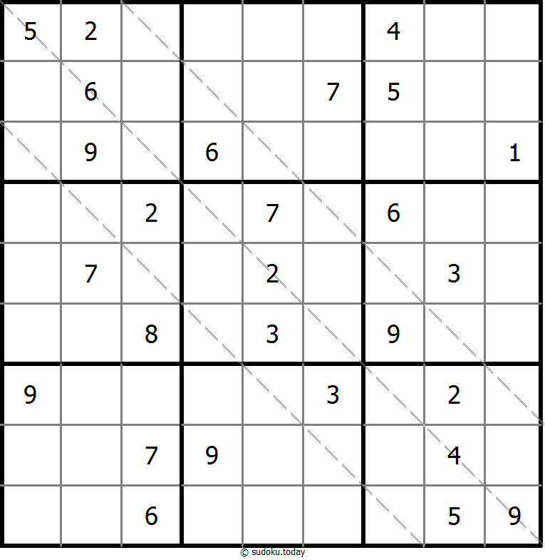 多对角线数独 #11731