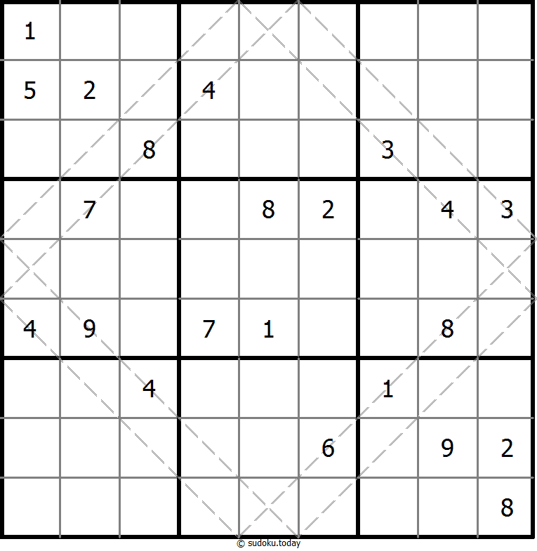 多对角线数独 #10403