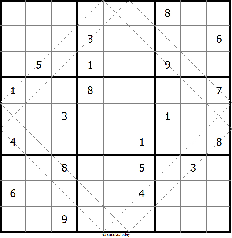 多对角线数独 #10404