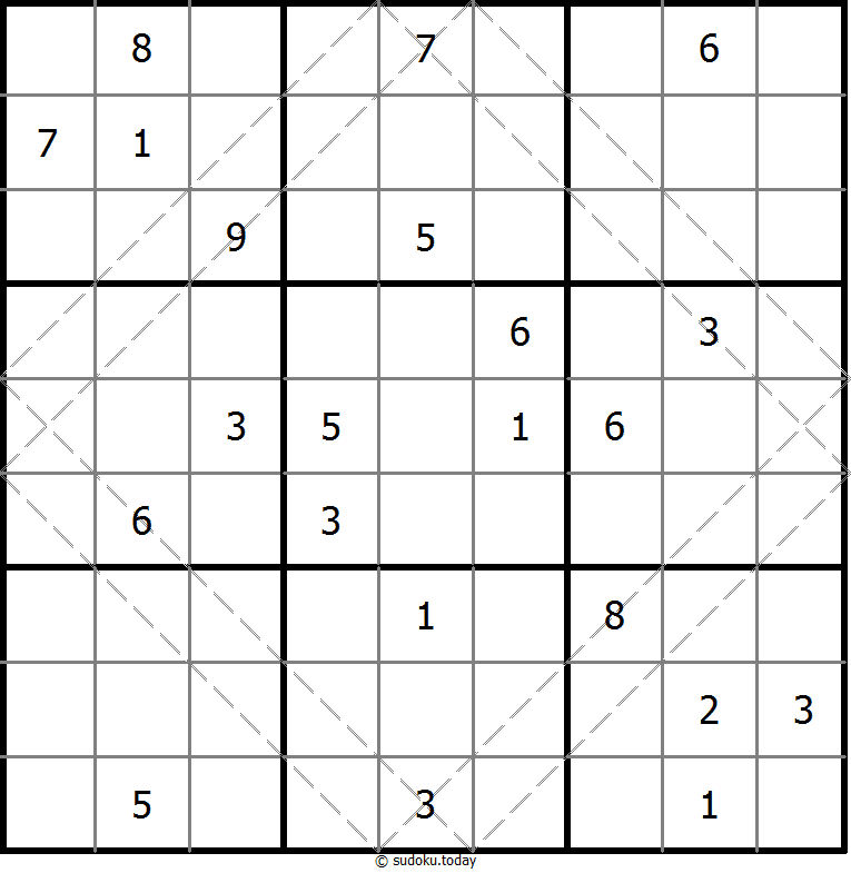 多对角线数独 #10406