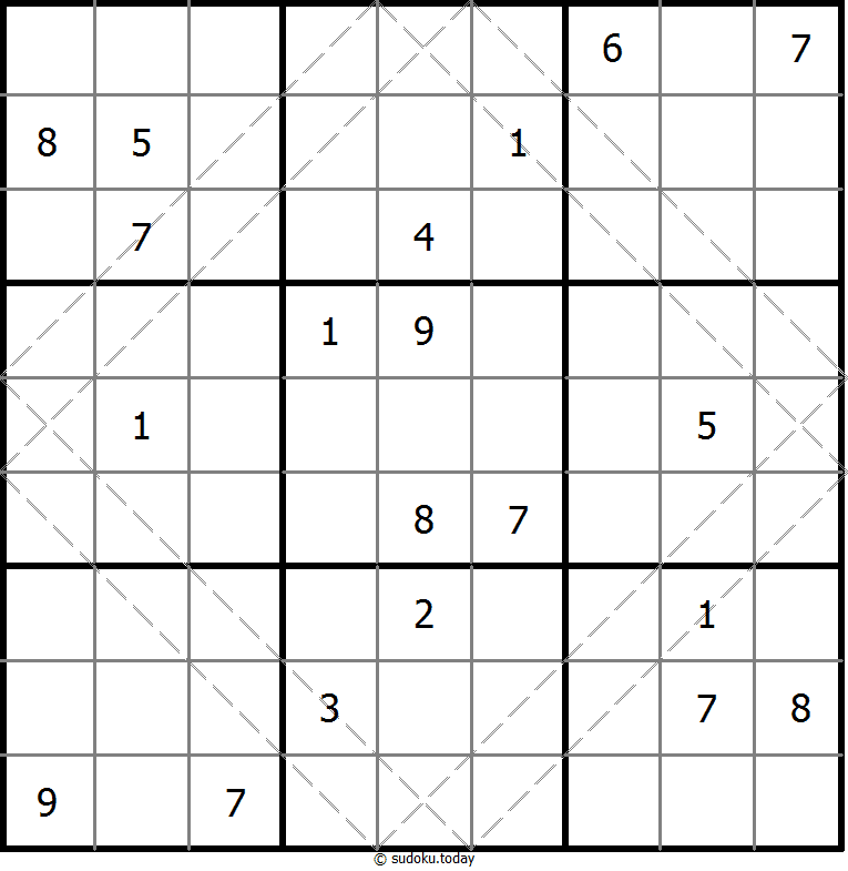 多对角线数独 #10408