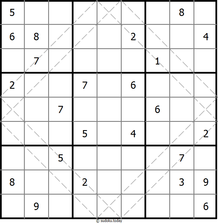 多对角线数独 #10411