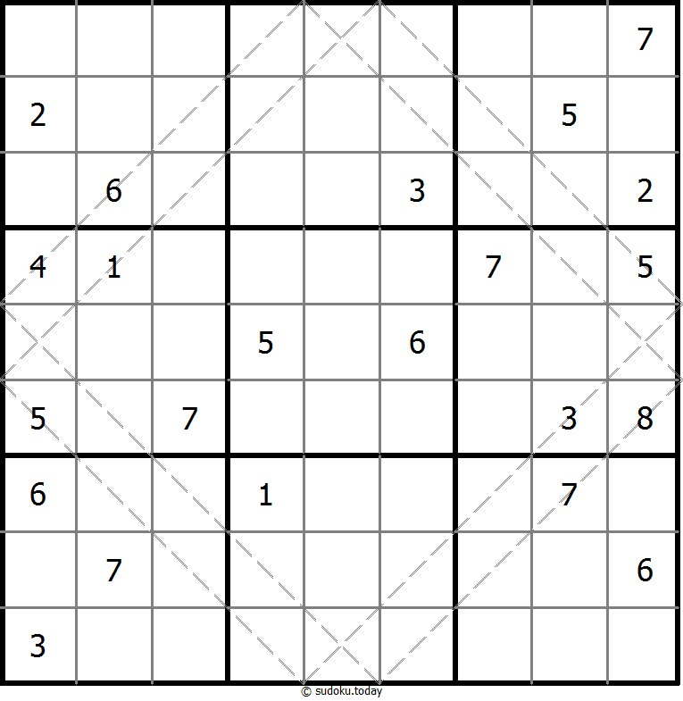 多对角线数独 #10416