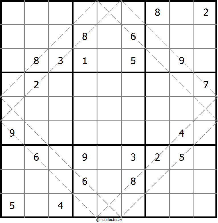 多对角线数独 #10421