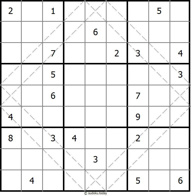 多对角线数独 #10427