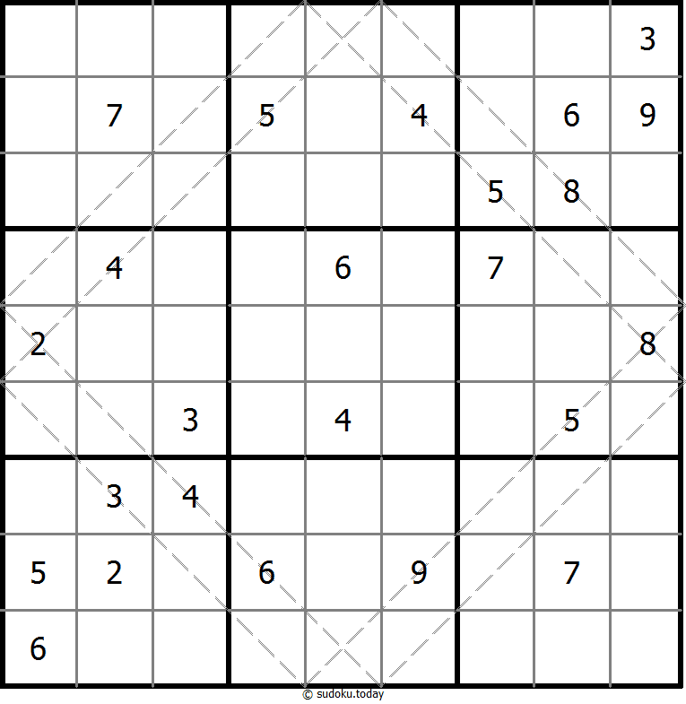 多对角线数独 #10430