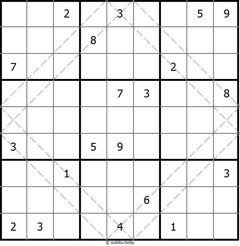 多对角线数独 #10431