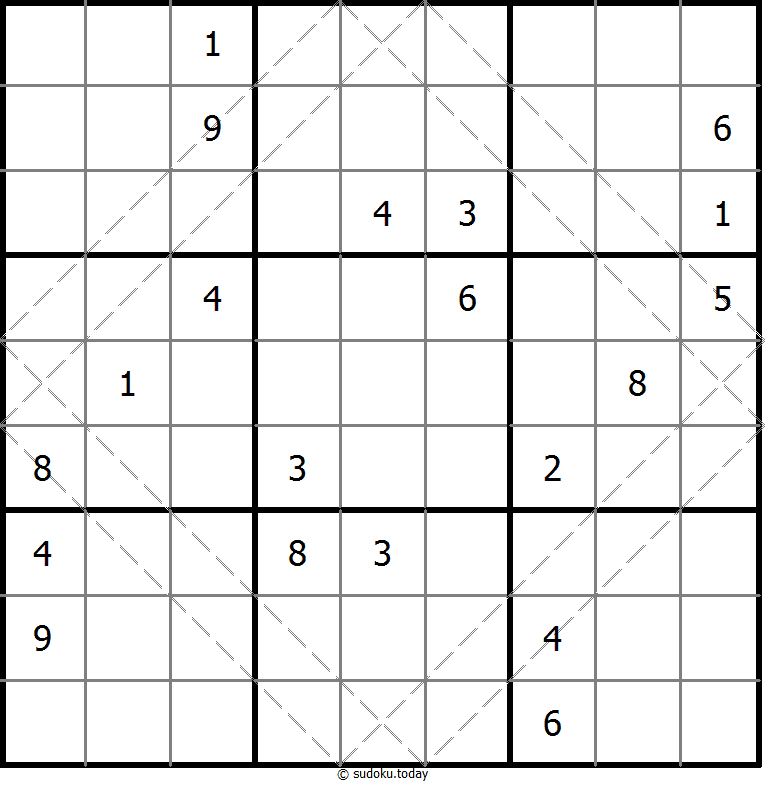 多对角线数独 #10439