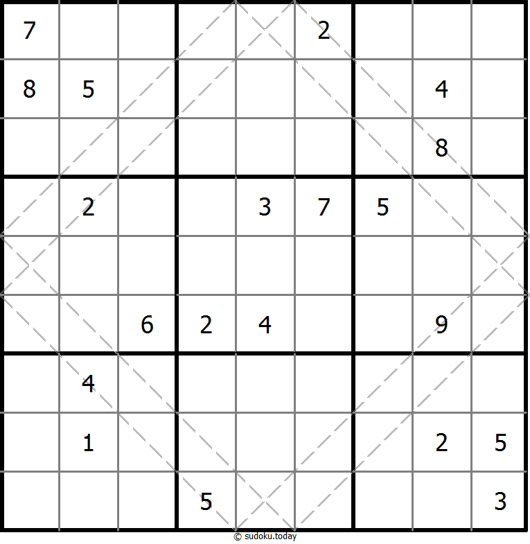 多对角线数独 #10440