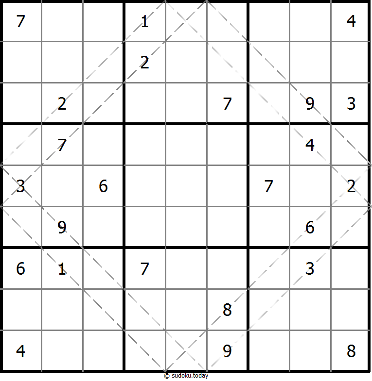 多对角线数独 #10444