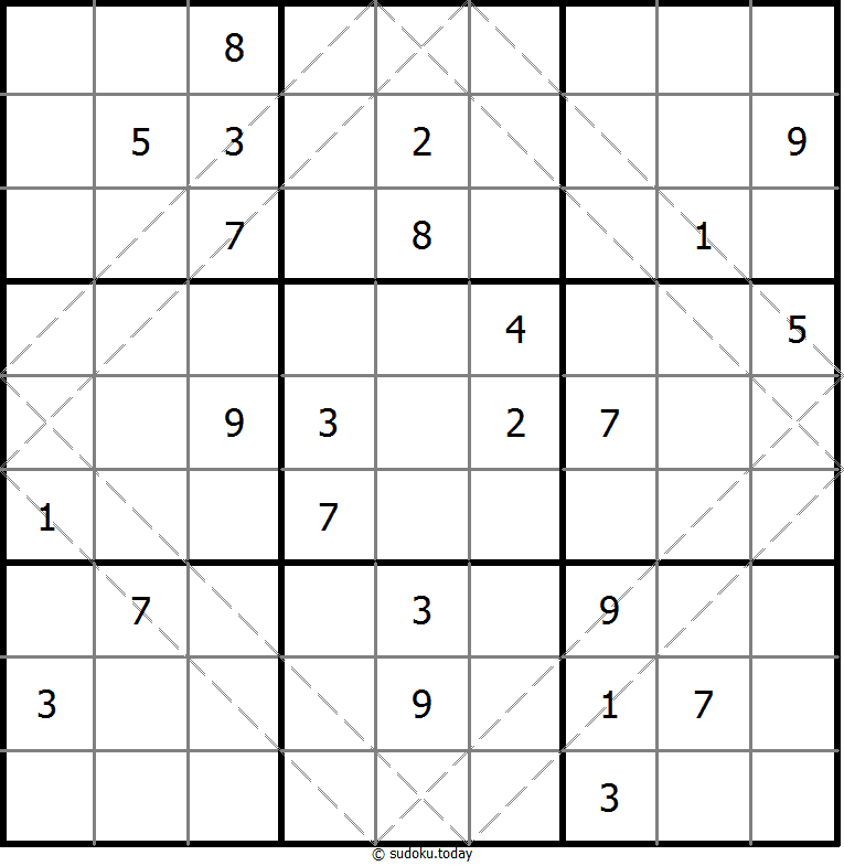 多对角线数独 #10446