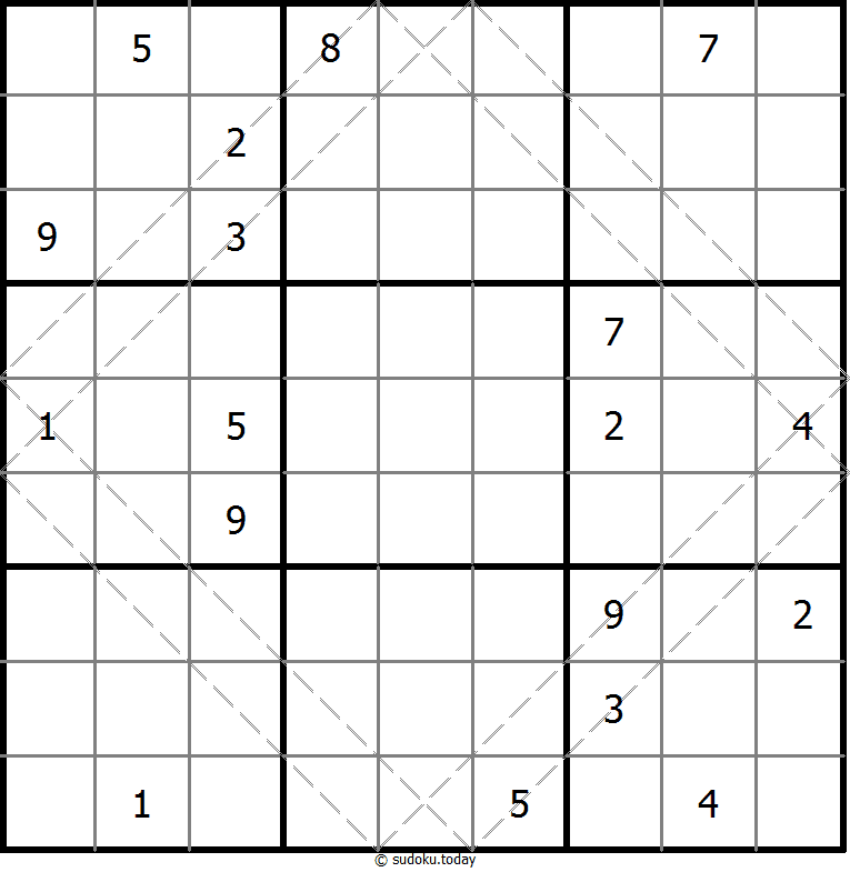多对角线数独 #10450