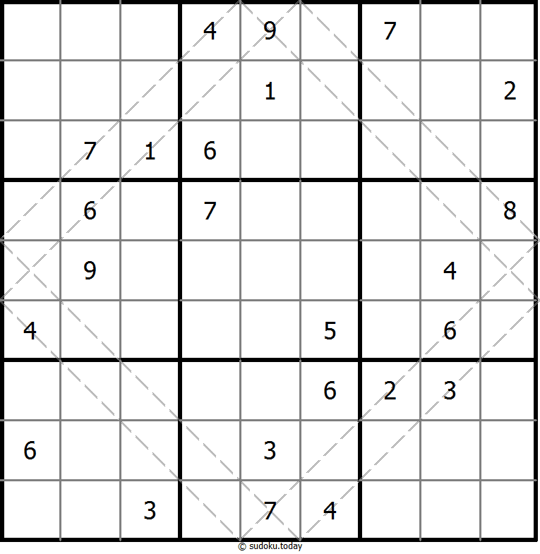 多对角线数独 #10452
